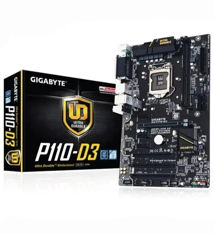 مادربرد DDR4  مدل GA-P110  دوکاناله گیگابایت|قطعات و لوازم جانبی رایانه|بانه, |دیوار