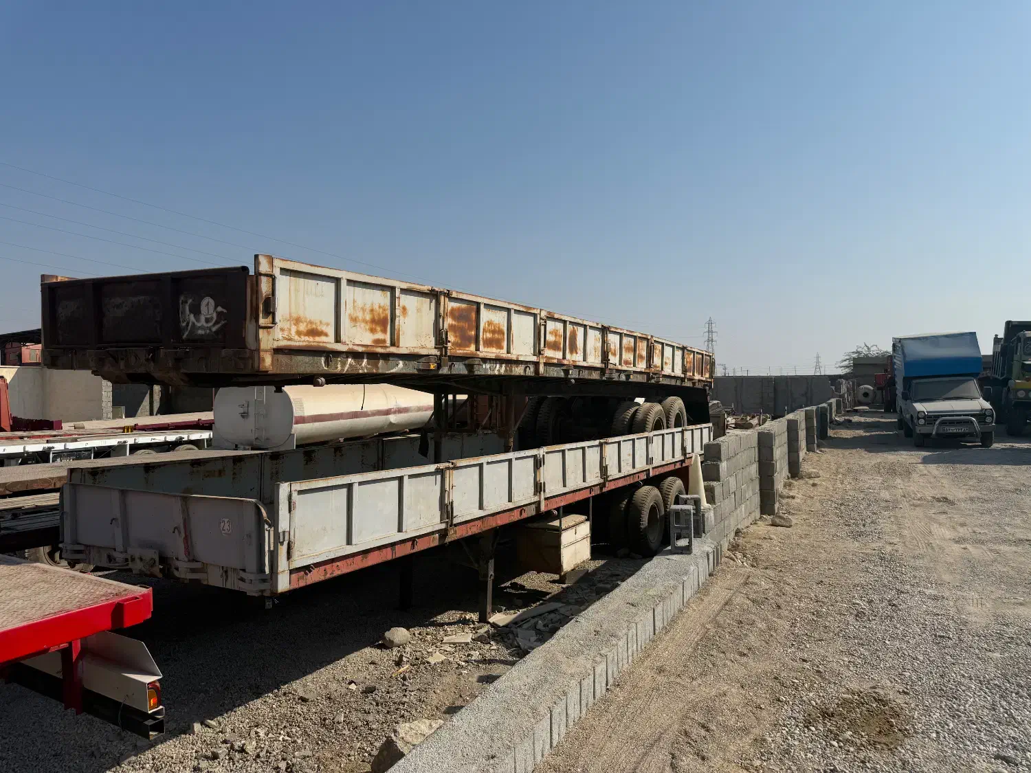 فروش فوری تعدادی لبه وکفی وتانکر حمل قیر|خودرو سنگین|بندرعباس, |دیوار