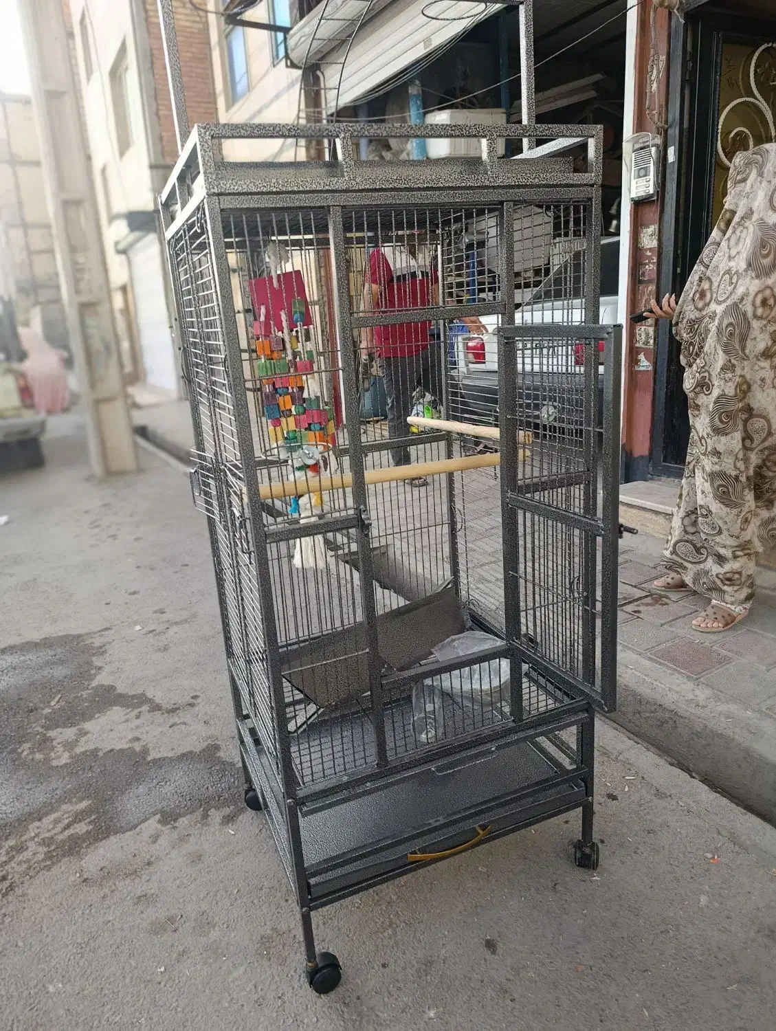 قفس بزرگ طوطی در حد نو|لوازم جانبی حیوانات|رباطکریم, رباطکریم|دیوار