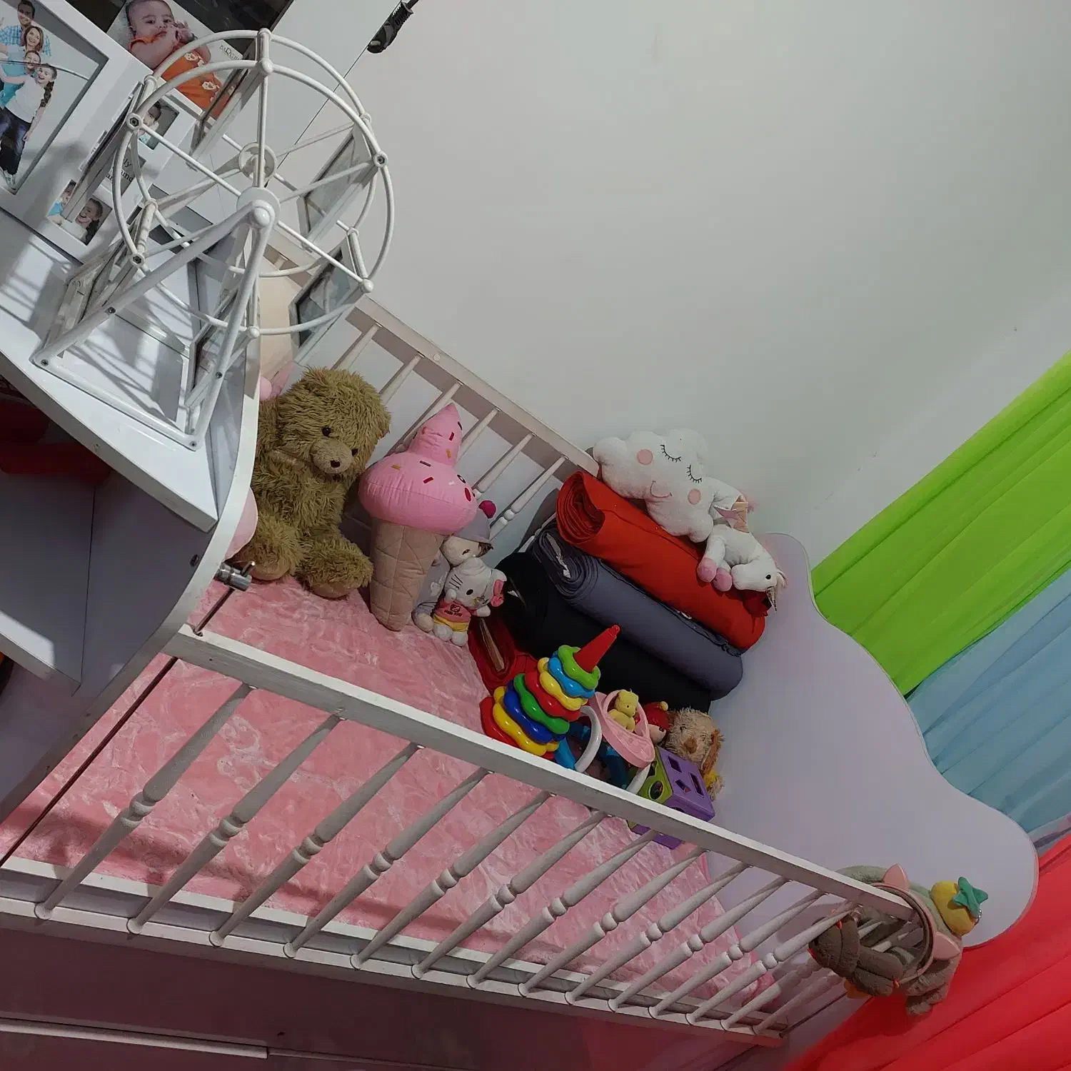 تخت تمام ام دی اف کودک و نوجوان|تشک تختخواب|رشت, معلولین|دیوار