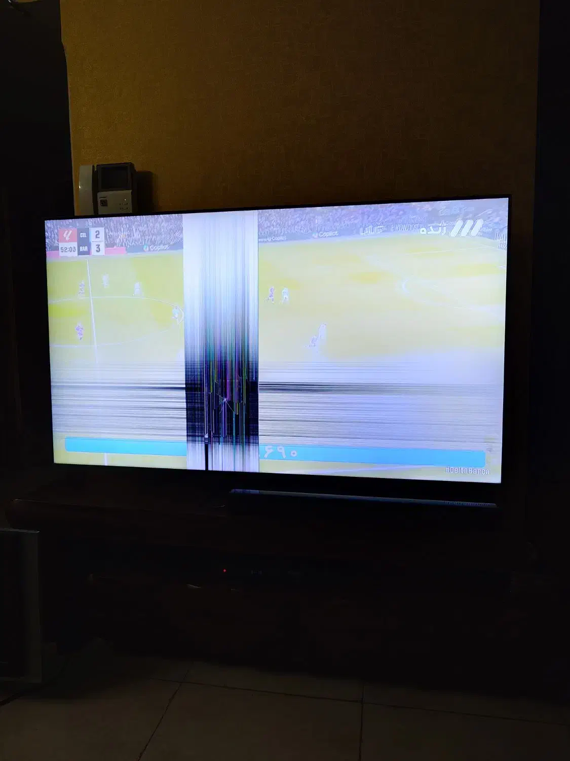 تلویزیون سامسونگ 65 اینچ پنل شکسته|تلویزیون و پروژکتور|تهران, فدک|دیوار