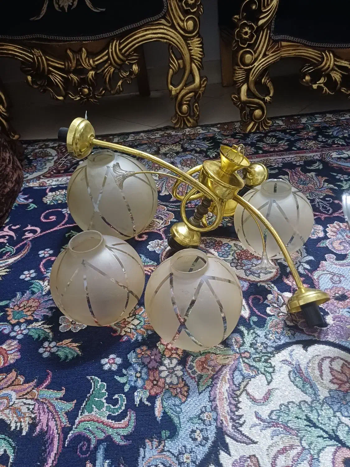 لوستر|لوستر و چراغ آویز|ری, ولی آباد|دیوار