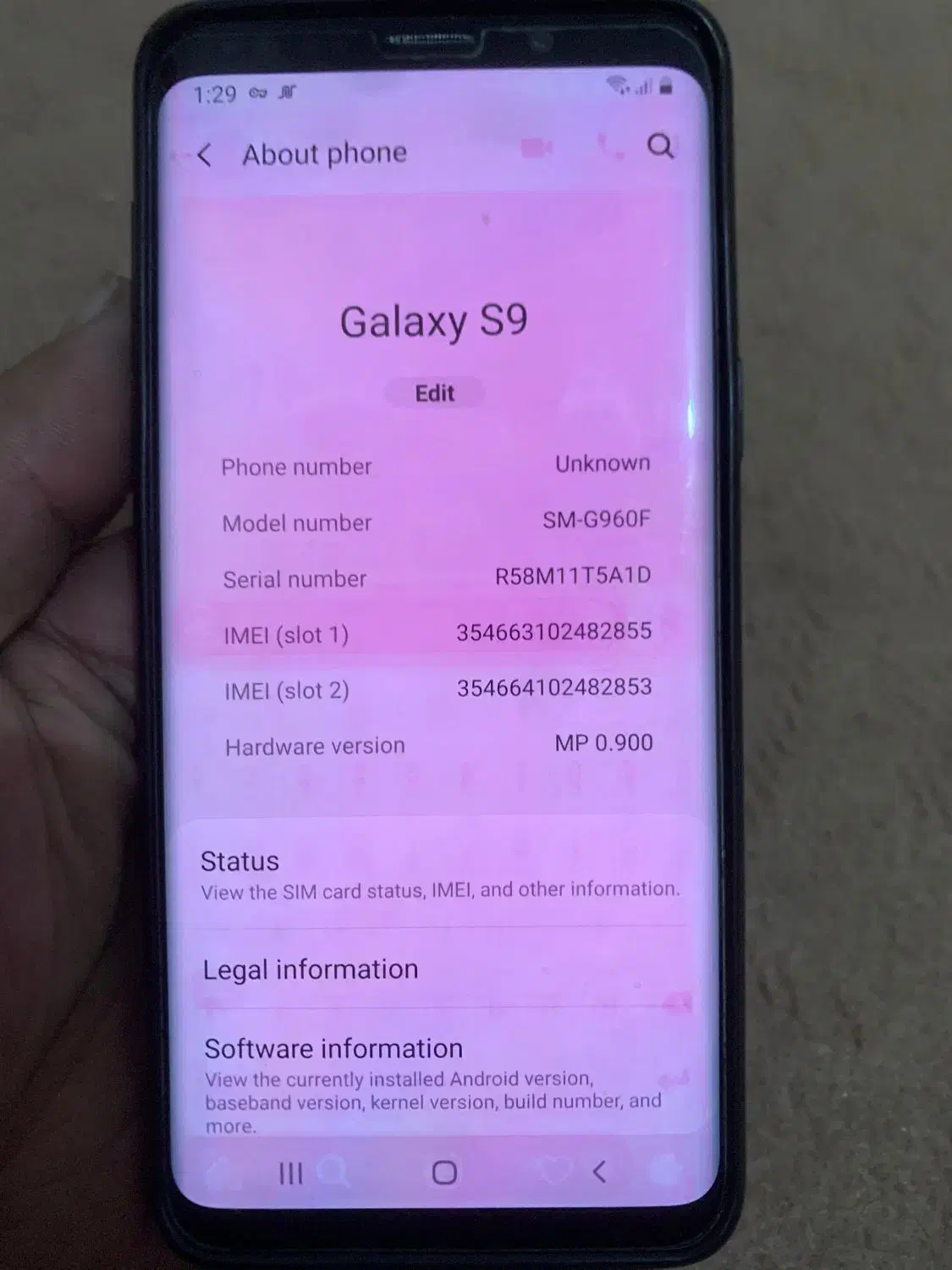 S9 samsung|موبایل|شیراز, دباغ خانه|دیوار