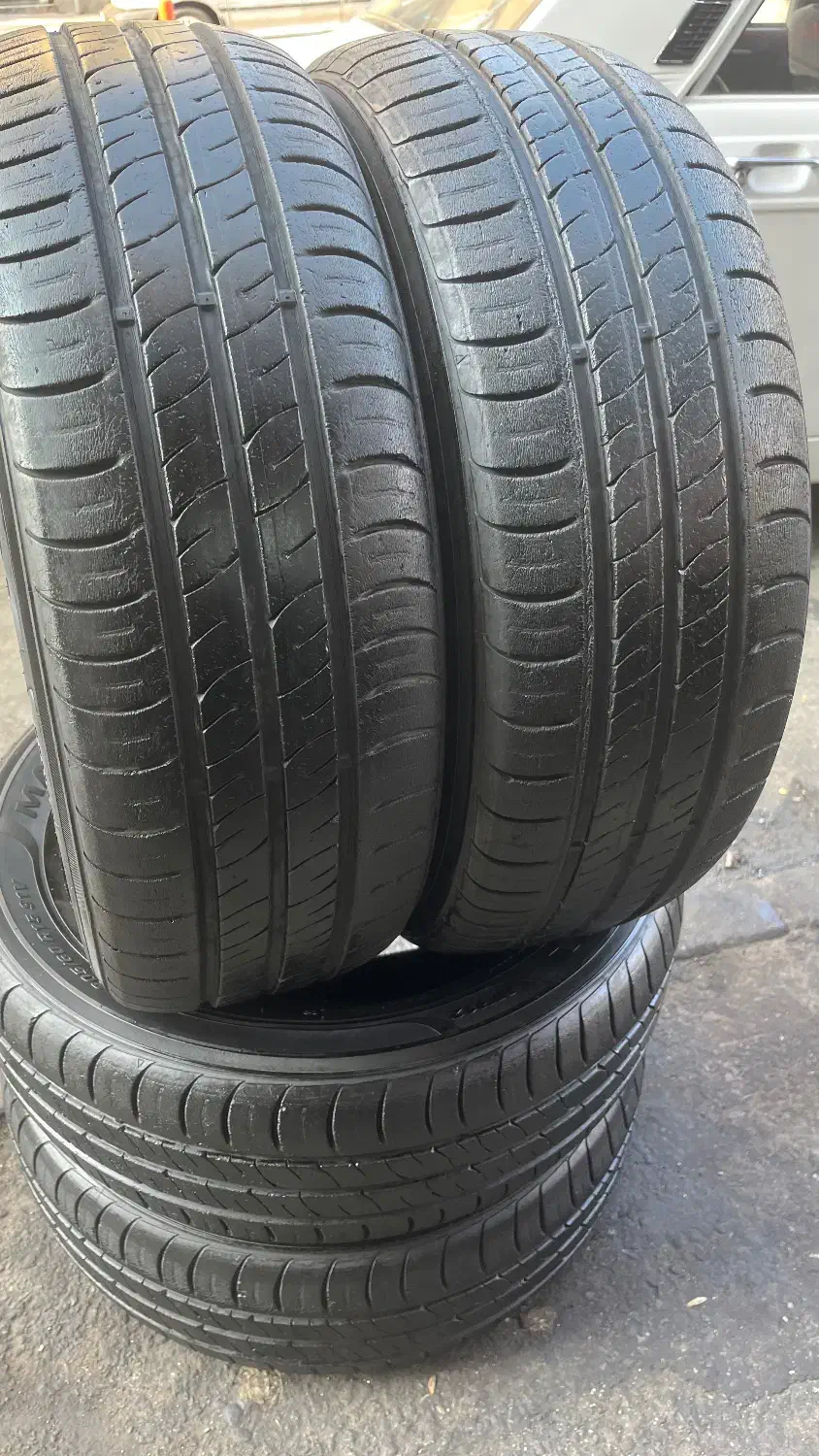 ۴ حلقه لاستیک ۷۵٪ مارشال اصل کره ۲۰۵/۶۰/۱۵ اعلا|قطعات یدکی و لوازم جانبی|تبریز, |دیوار