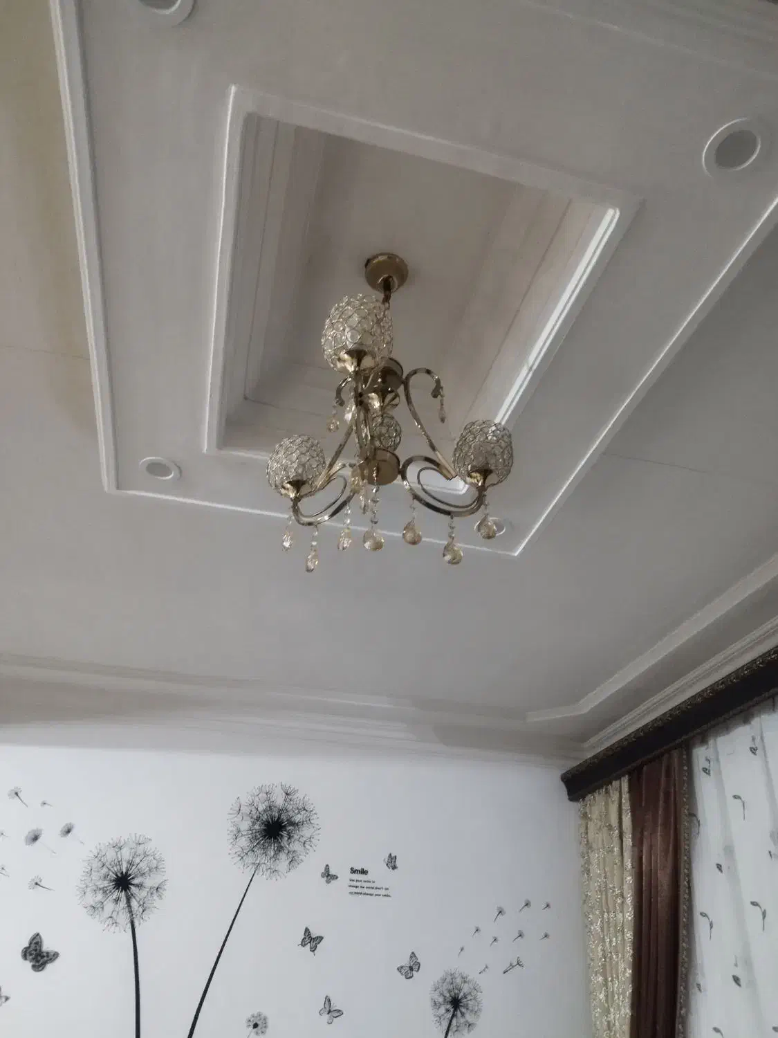 لوستر|لوستر و چراغ آویز|گیلان غرب, |دیوار