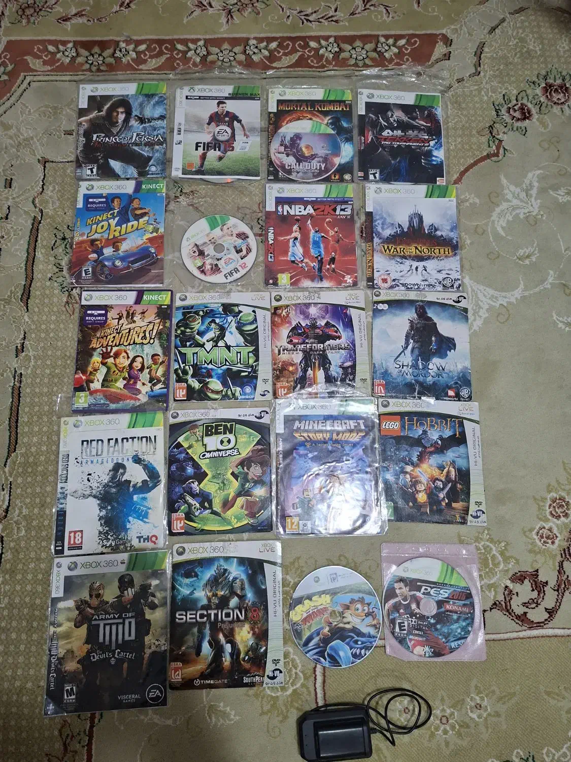 کینکت ایکس باکس 360 به همراه بازی های ایکس باکس|کنسول، بازی ویدئویی و آنلاین|تهران, شکوفه|دیوار