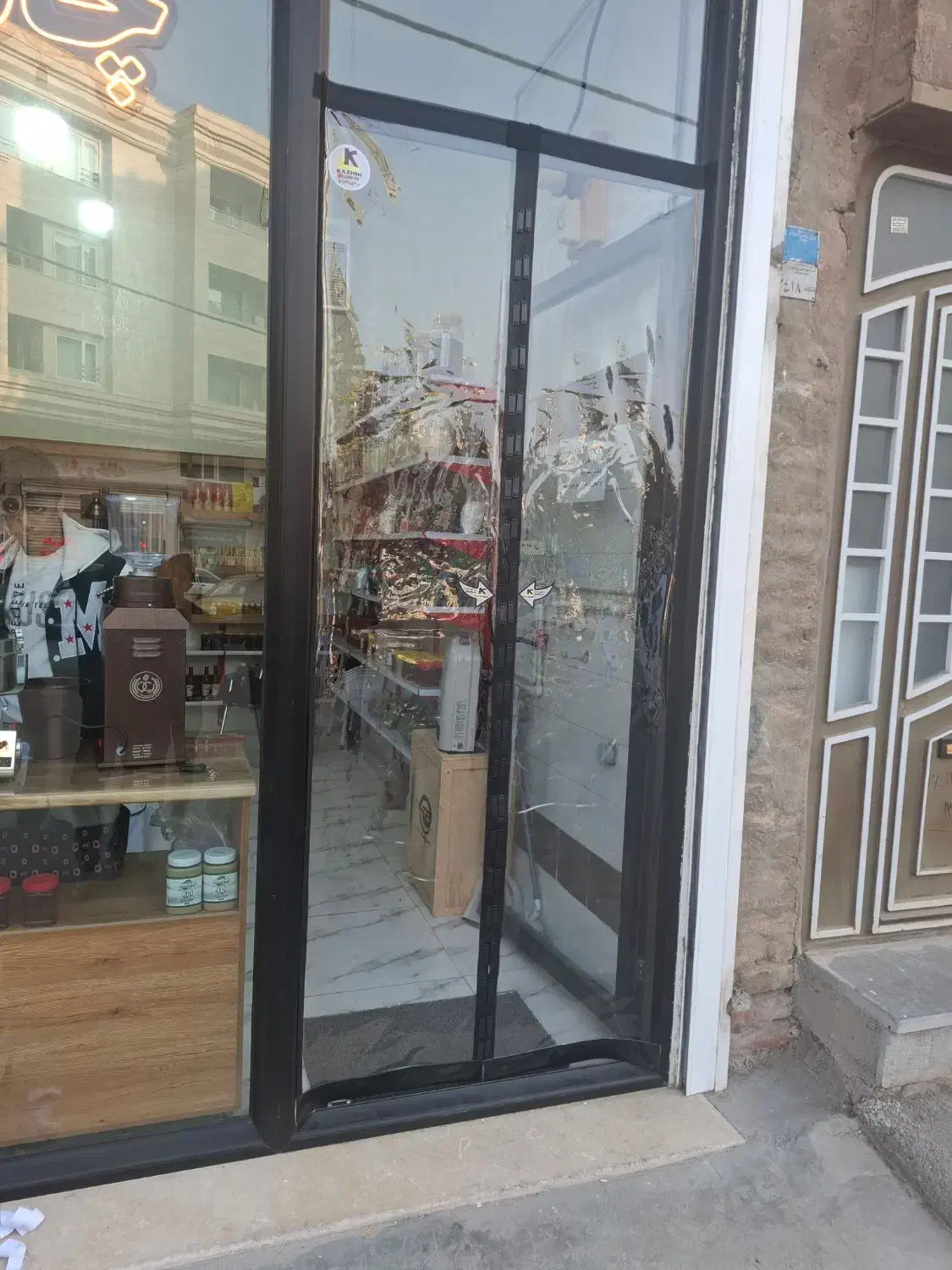 پرده طلقی مغناطیسی|فروشگاه و مغازه|مهاباد (آذربایجان غربی), |دیوار