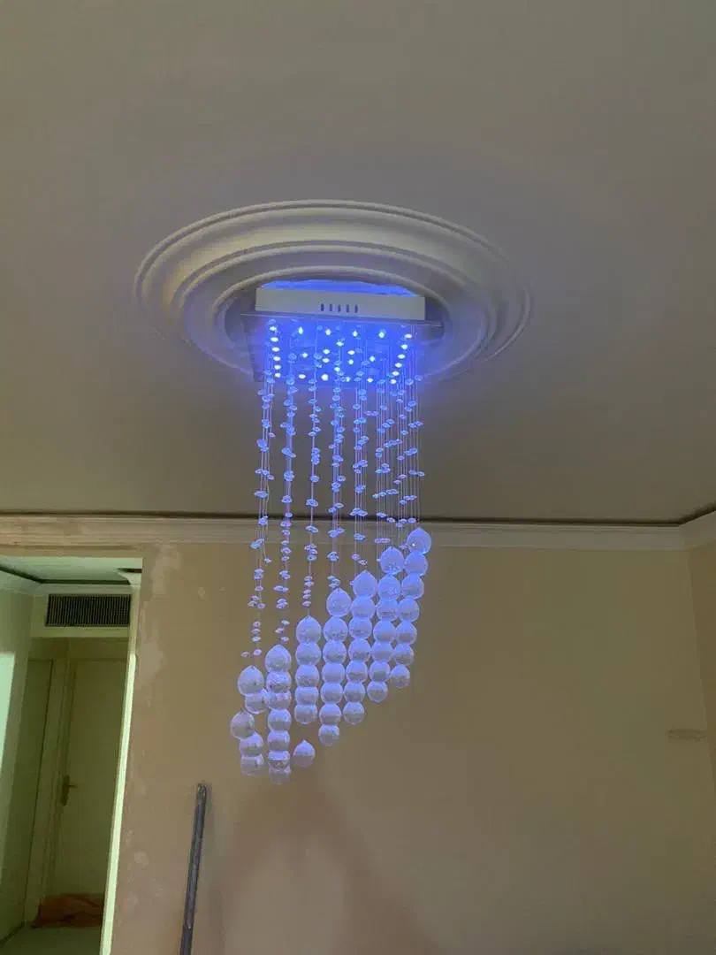 لوستر کریستالی|لوستر و چراغ آویز|تهران, ایوانک|دیوار