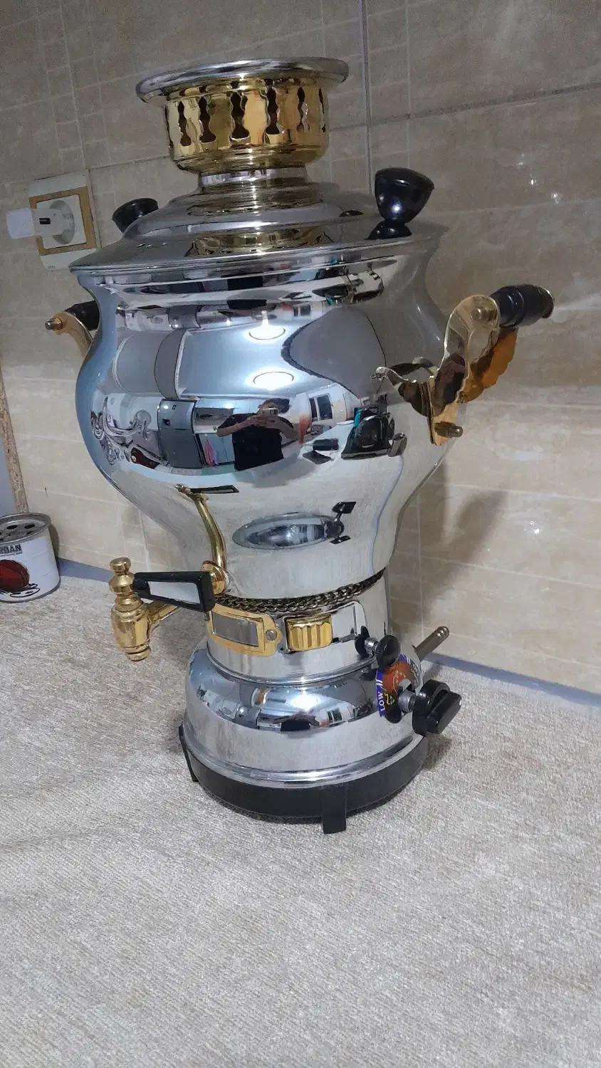 سماور گازی سالم ودر حدنو|سماور، چای‌ساز، قهوه‌ساز|فردوسیه, |دیوار