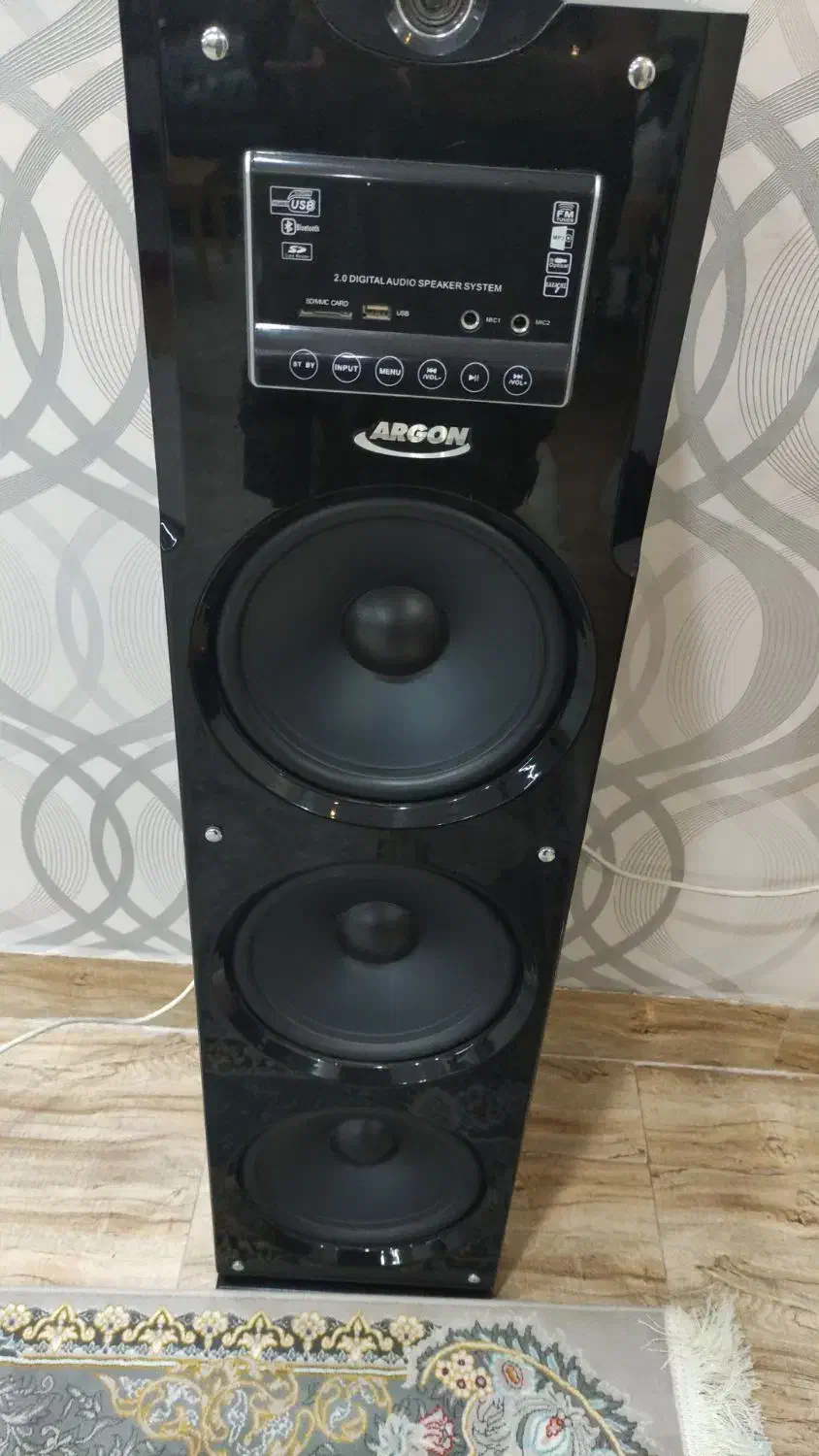 دو عدد اسپیکر خانگی بزرگ،بلوتوث وصل میشه ،فلش خور|سیستم صوتی خانگی|قزوین, |دیوار