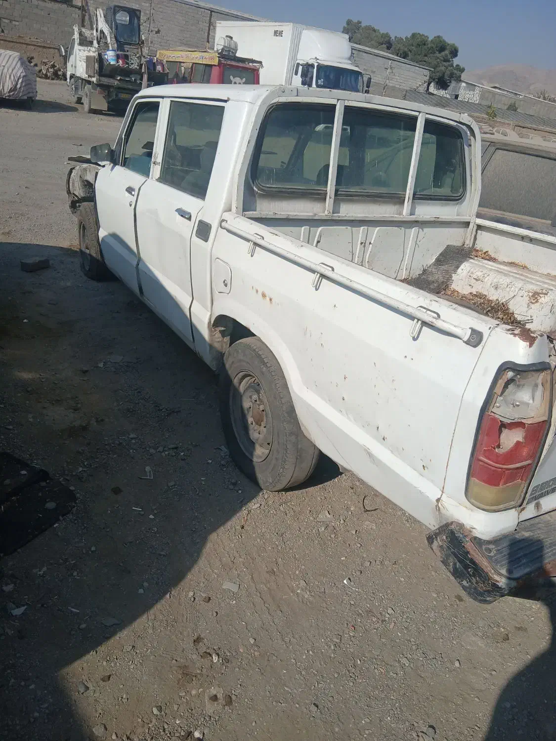 تصادفی مزدا وانت ۲۰۰۰ دوکابین|خودرو سواری و وانت|گرمدره, |دیوار