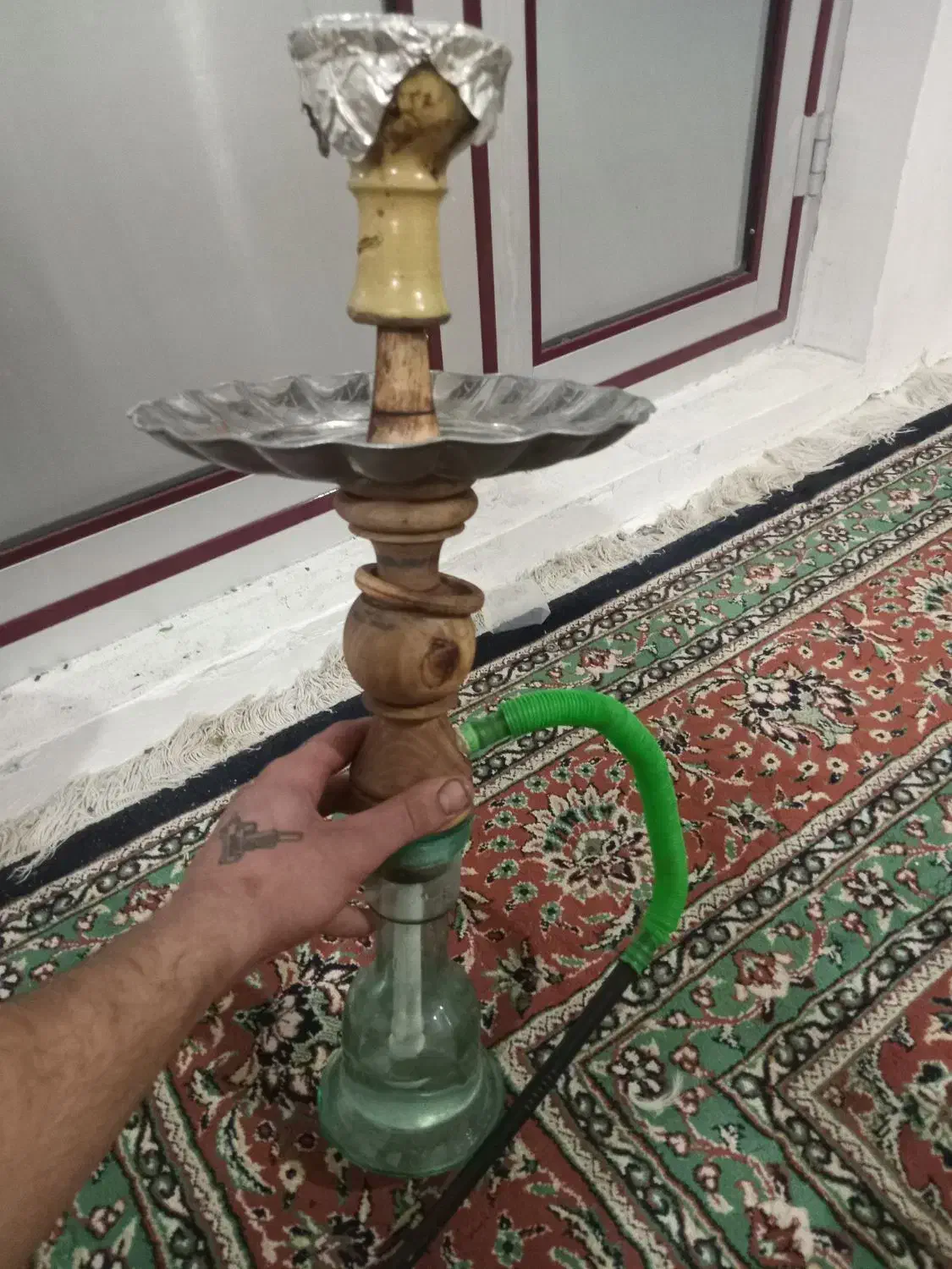 قلیان چوبی کوچک نو باتنه اضافی|کلکسیون و سرگرمی|شاندرمن, |دیوار