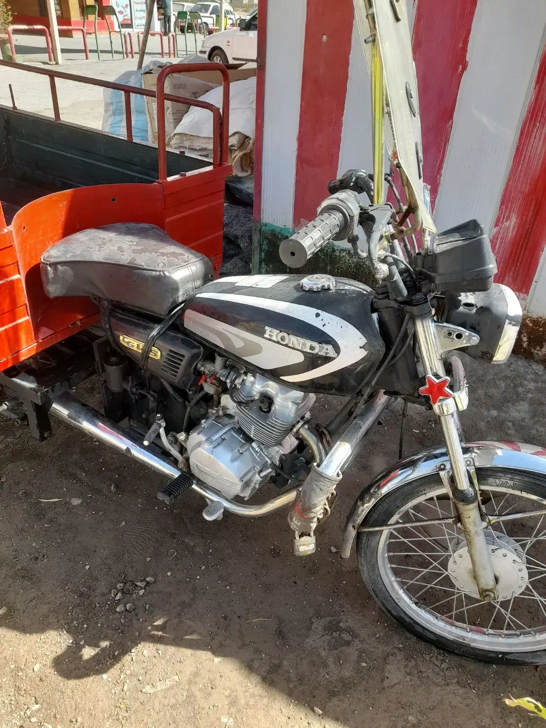 موتورسیکلت سه چرخه باری ۲۰۰سی سی|موتورسیکلت|قم, پردیسان|دیوار