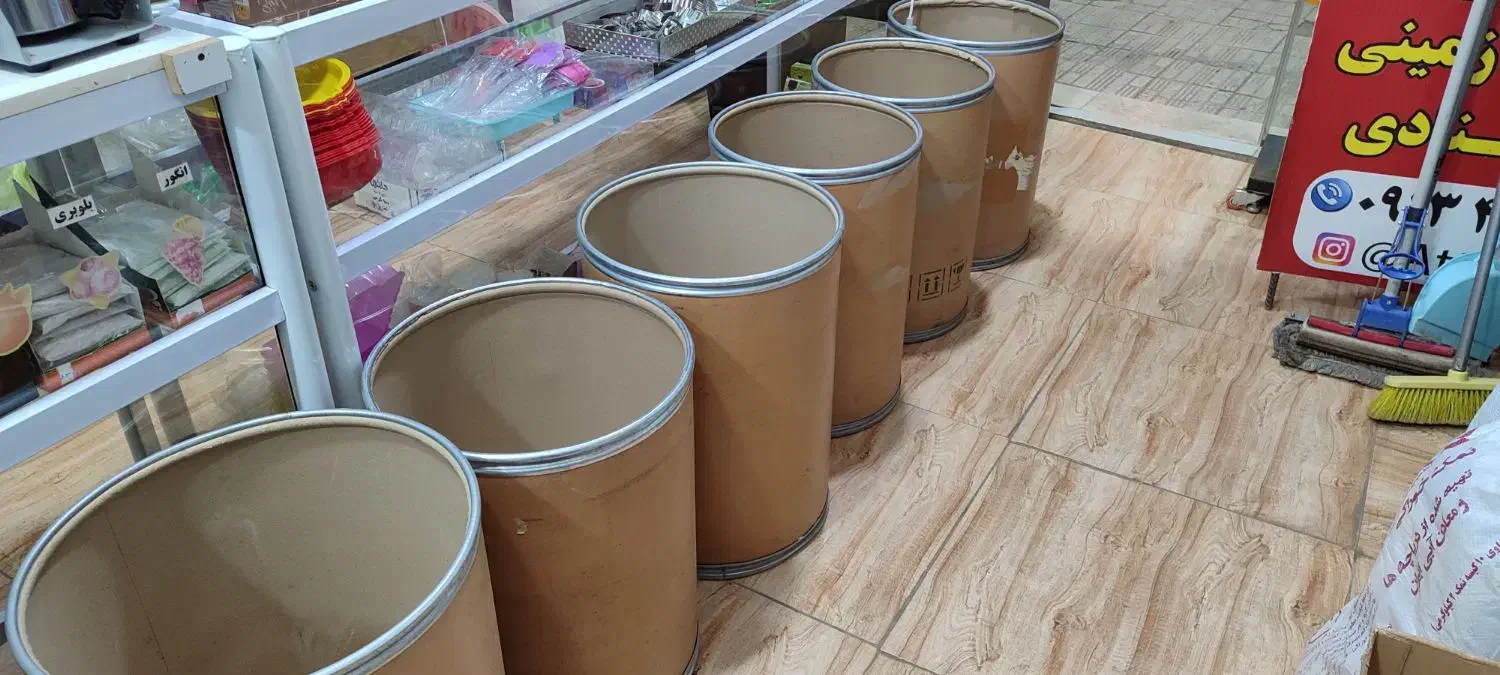 بشکه مقوایی ارتفاع 57 × قطر 40|ظروف نگهدارنده، پلاستیکی، یکبارمصرف|قزوین, |دیوار