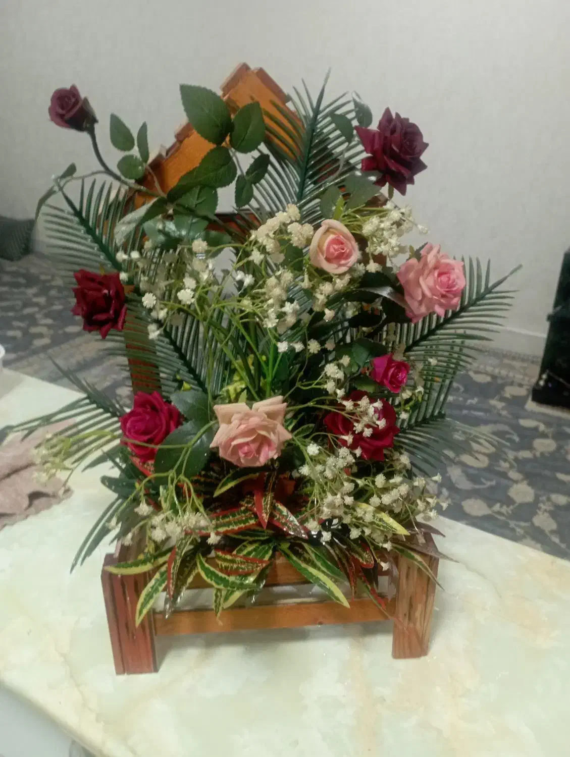 گل قشنگ|گل مصنوعی|قم, آزادگان|دیوار