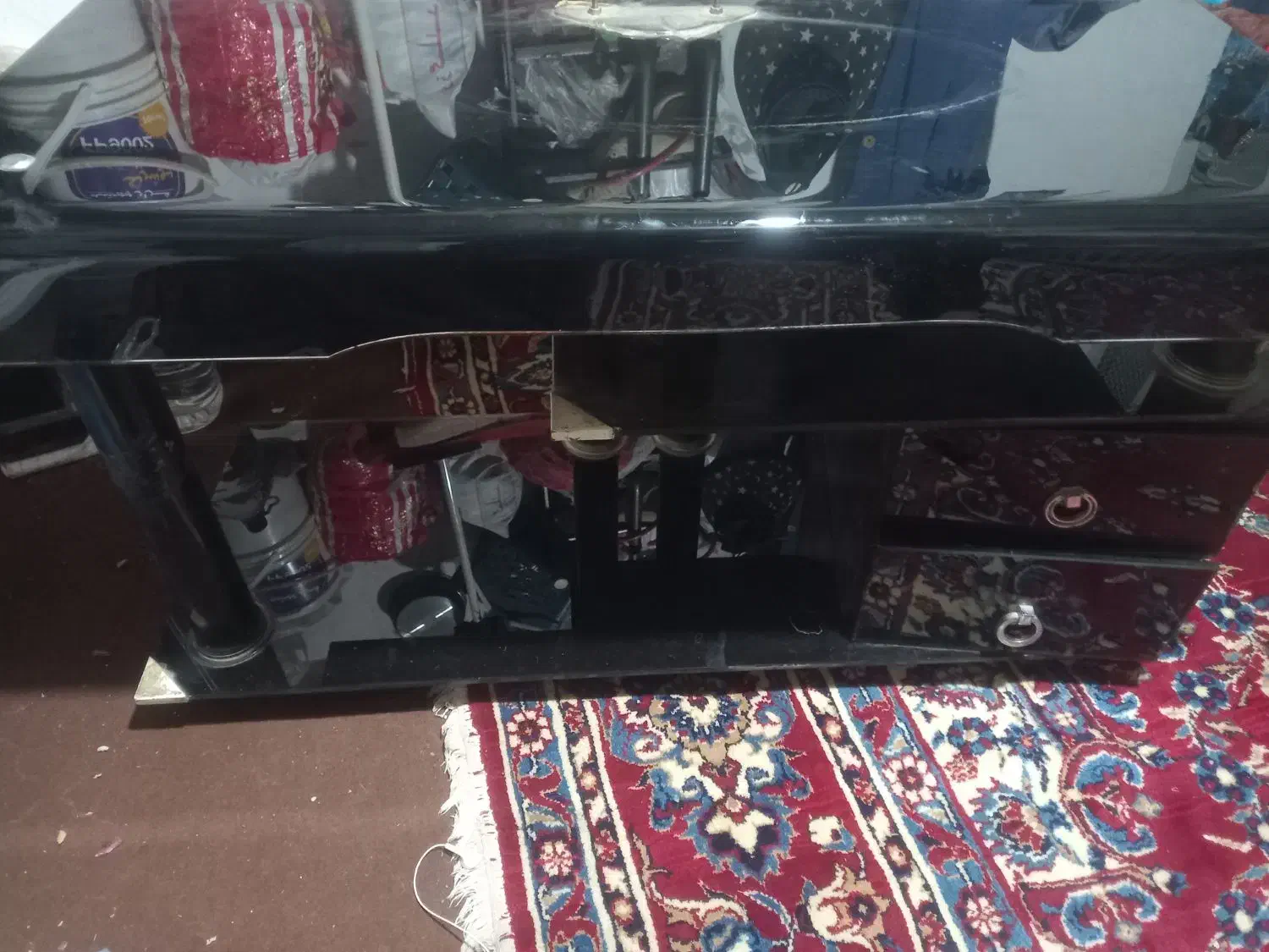 فروش میز تلویزیون مشکی رنگ|میز تلویزیون|سنقر, |دیوار