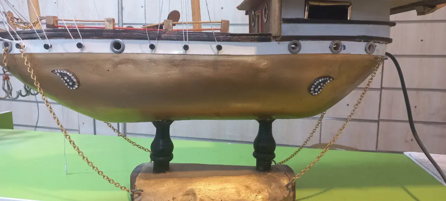 ماکت کشتی دکوری|مجسمه، تندیس، ماکت|باقرشهر, |دیوار