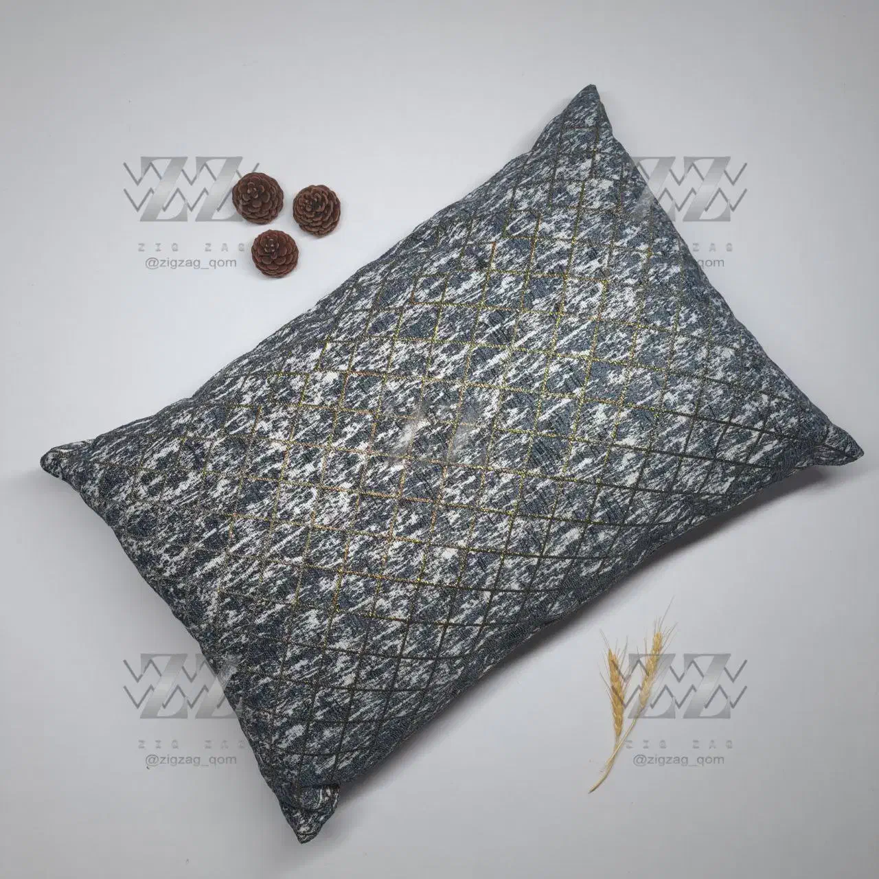 روبالشی طرح لوزی / تک و عمده|رختخواب، بالش، پتو|قم, چهل درخت|دیوار