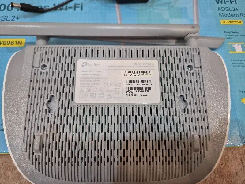 مودم روتر +tp link adsl2|مودم و تجهیزات شبکه|بندر گز, |دیوار
