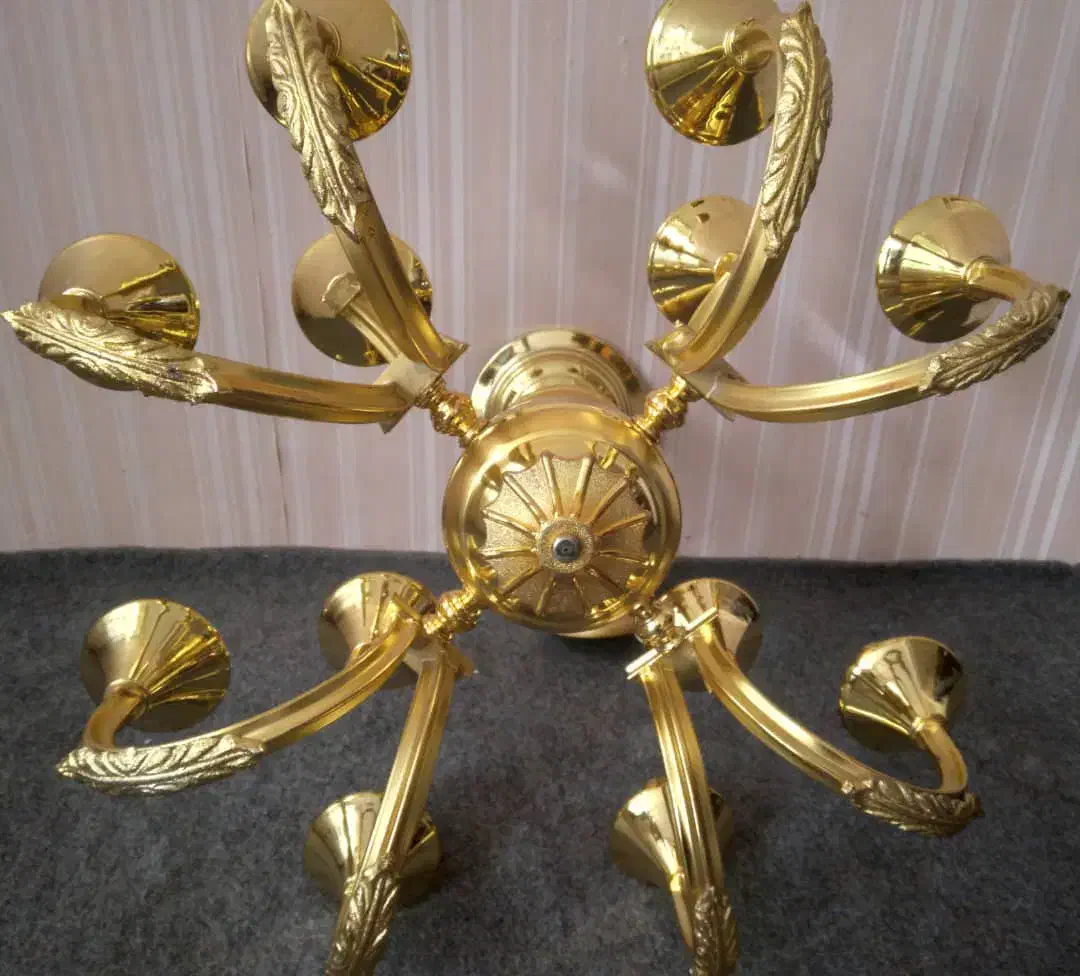 لوستر ۴ شاخه ۱۲ شعله|لوستر و چراغ آویز|تهران, تهرانپارس شرقی|دیوار