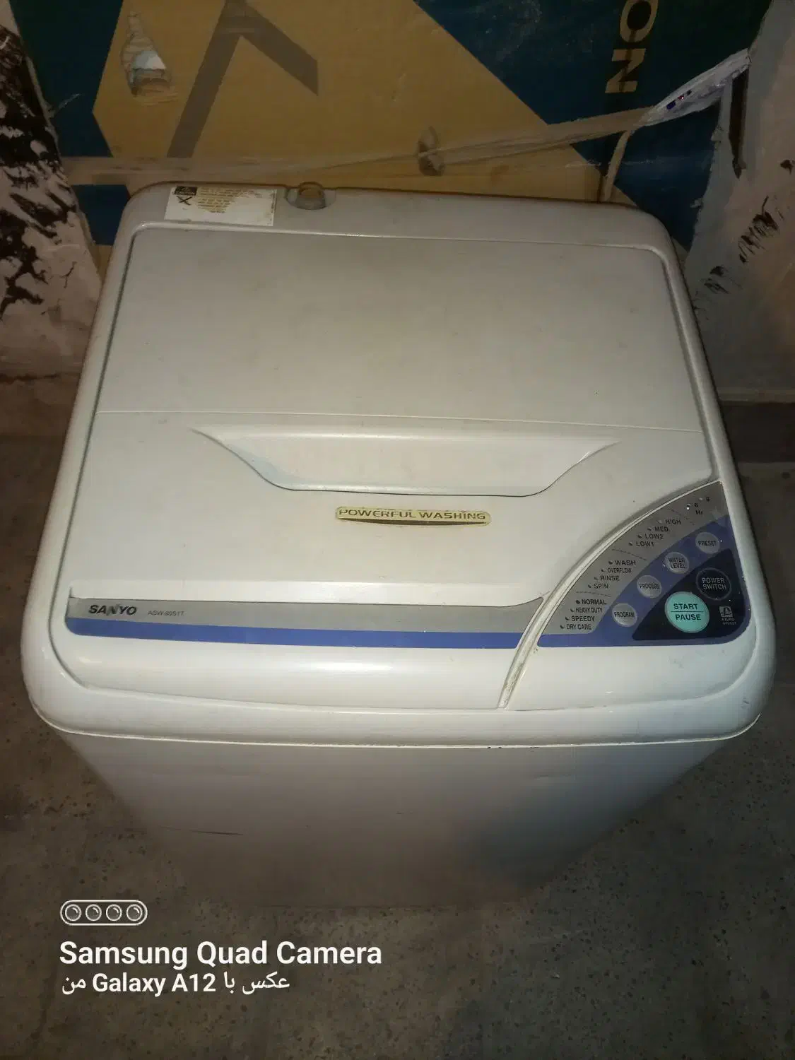 ماشین لباسشویی ۷ کیلو تمام اتوماتیک سانیو ژاپن|ماشین لباسشویی و خشک‌کن لباس|تهران, هفده شهریور|دیوار