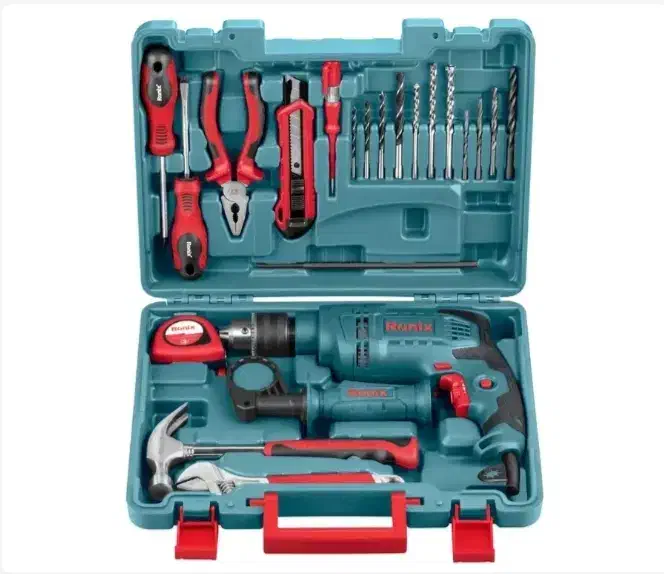 کیت دریل ۱۳ چکشی رونیکس|ابزارآلات|قم, هنرستان|دیوار