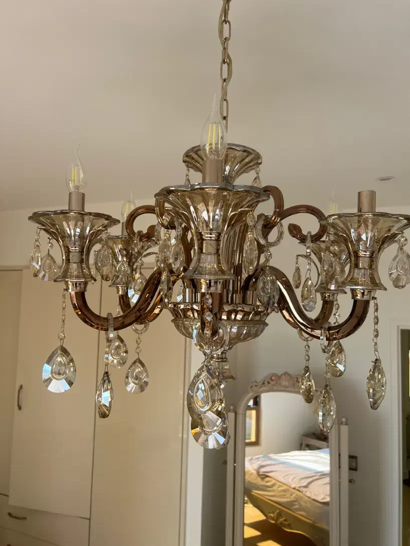 لوستر شامپاینی وارداتی|لوستر و چراغ آویز|تهران, سید خندان (جلفا)|دیوار