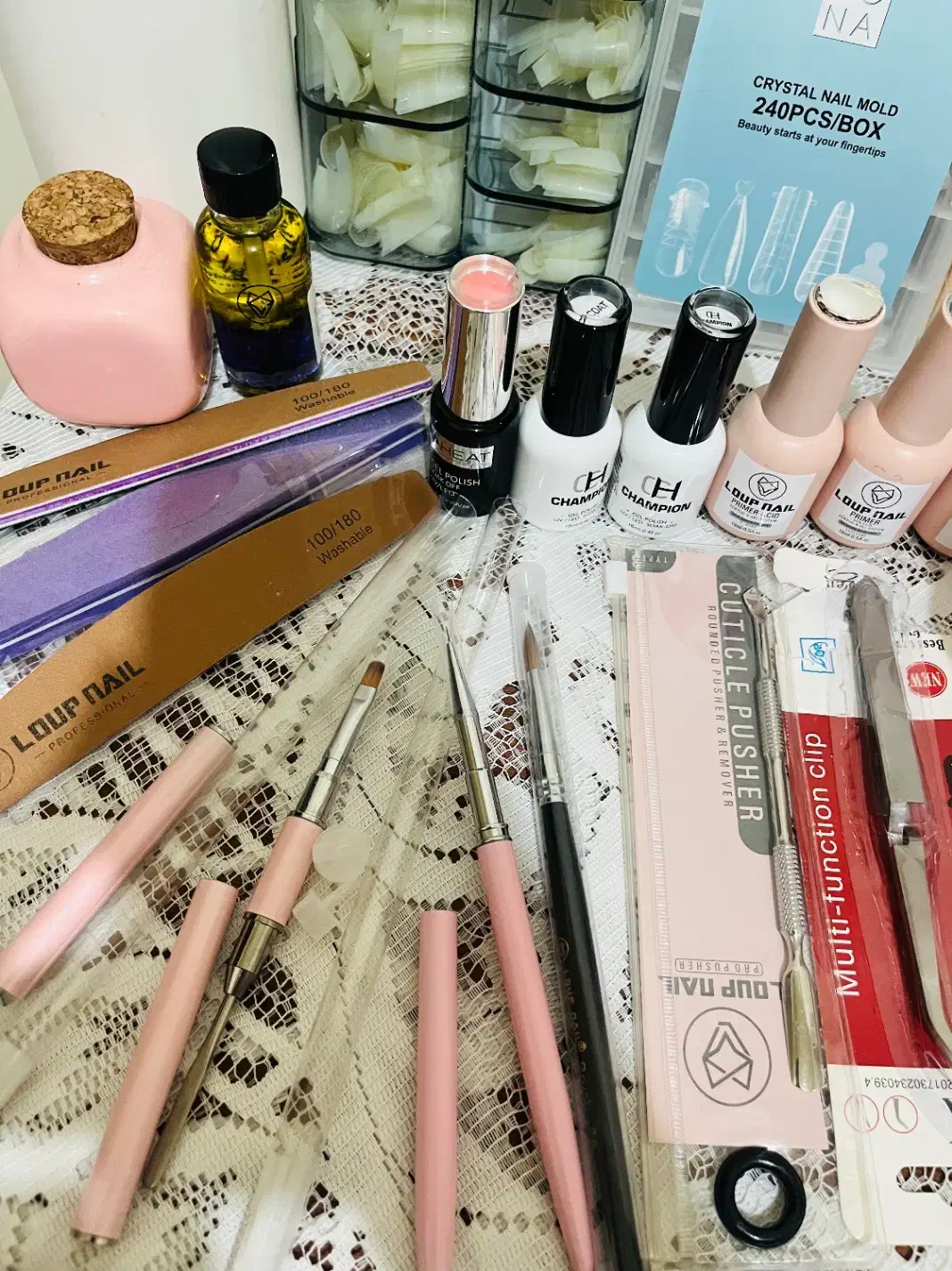 وسایل کامل کاشت ناخن|آرایشی، بهداشتی، درمانی|گرگان, |دیوار