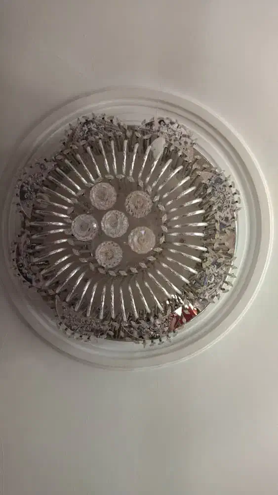 لوستر کریستالی کنترلی در حد نو|لوستر و چراغ آویز|تهران, جوادیه تهرانپارس|دیوار