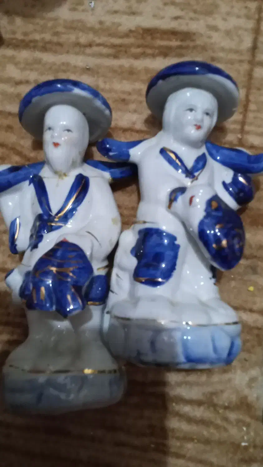 مجسمه چینی ماهیگیر قدیمی|مجسمه، تندیس، ماکت|فومن, |دیوار