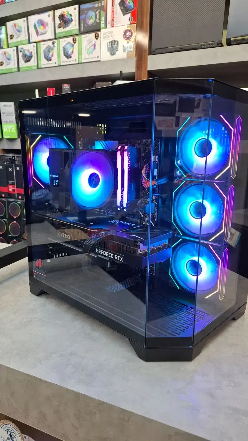 کیس گیمینگ کرای۵رم۱۶هارد اترا rtx 3070ti|رایانه رومیزی|یزد, |دیوار