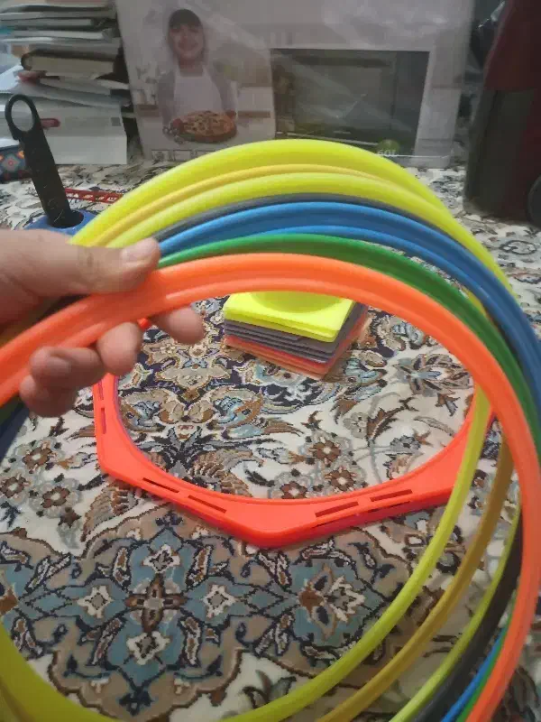 لوازم تمرینی فوتبال حلقه مانع ....|ورزشهای توپی|کرج, کوی امامیه|دیوار