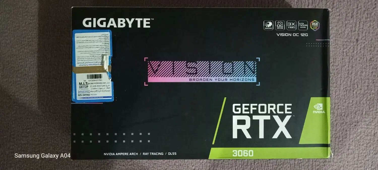 کارت گرافیک RTX 3060|قطعات و لوازم جانبی رایانه|خمینی‌شهر, |دیوار