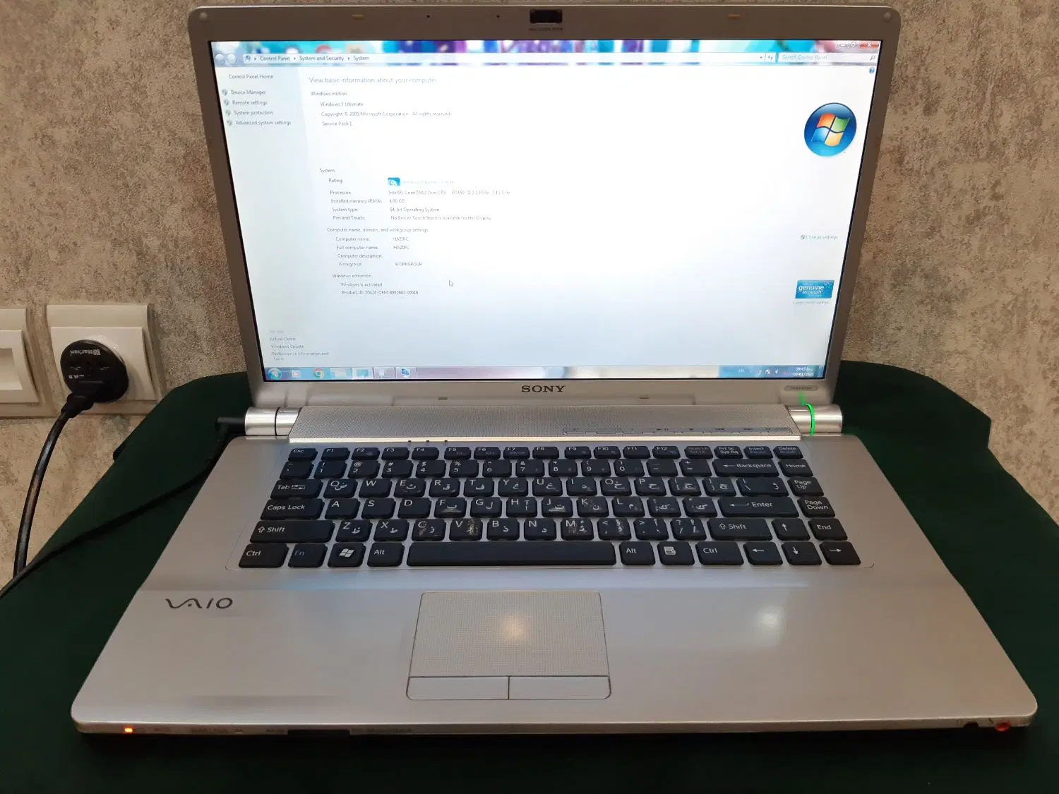 لپ تاپ سونی vaio|رایانه همراه|کرج, فاز ۴ مهرشهر|دیوار