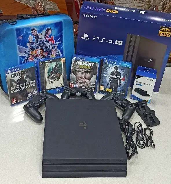 PS4 PRO  سه دسته فول بازی|کنسول، بازی ویدئویی و آنلاین|ری, هاشم‌آباد|دیوار
