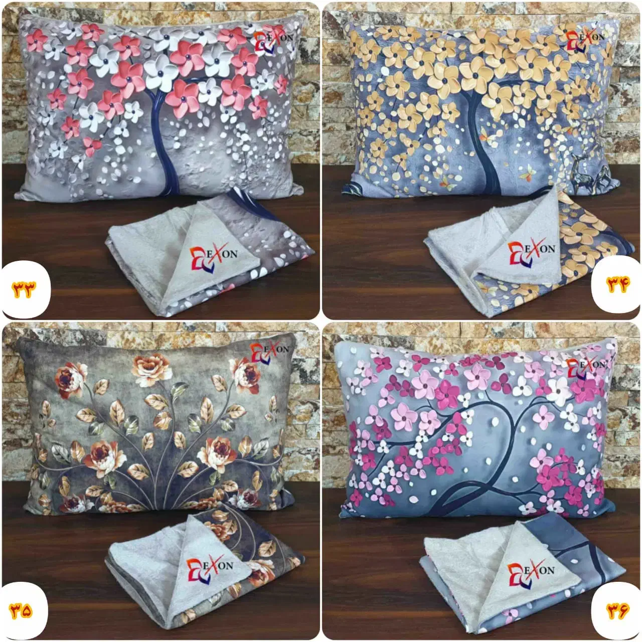 روبالشتی مخمل پورشه سه بُعدی|رختخواب، بالش، پتو|رامهرمز, |دیوار