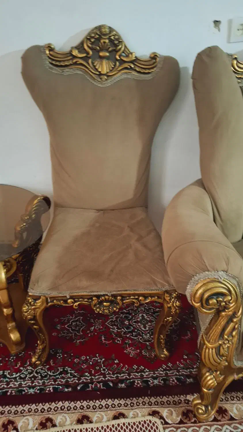 مبل سلطنتی|مبلمان خانگی و میز عسلی|خرم‌آباد, |دیوار