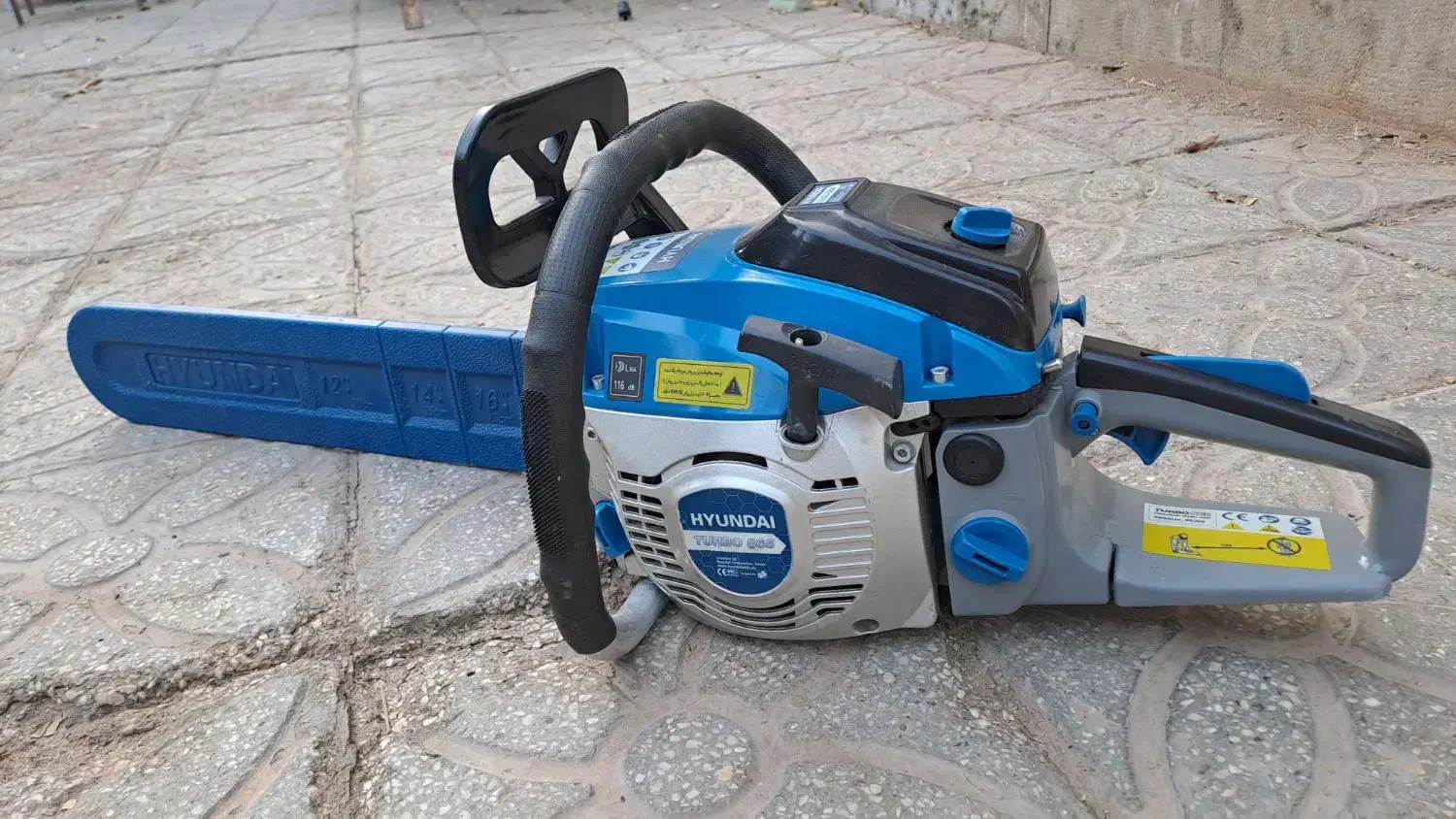 اره زنجیری بنزینی هیوندای تمیز و کم‌کار|ابزارآلات|بهاباد, |دیوار