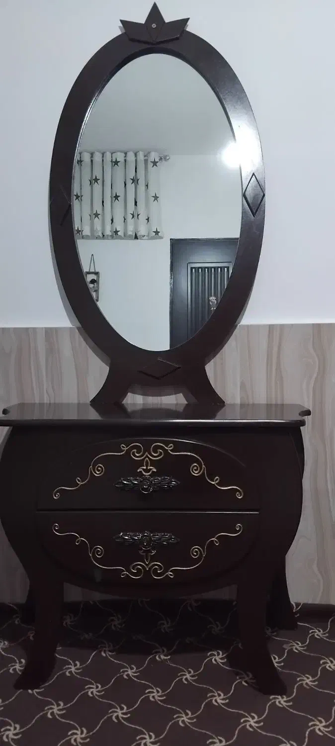 اینه و کنسول چوب|بوفه، ویترین، کنسول|آشخانه, |دیوار