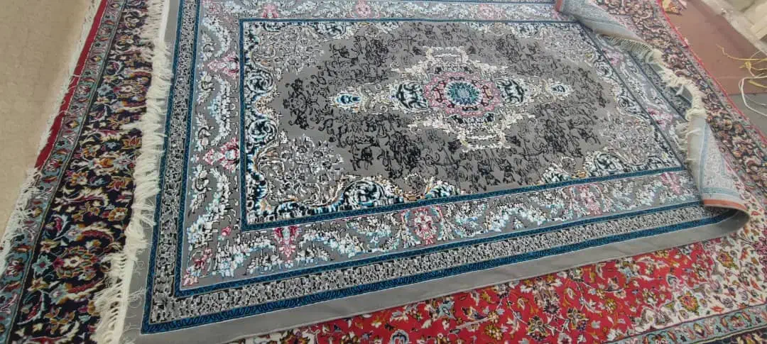۲ تخته فرش ۶ متری رنگ طوسی|فرش|تهران, افسریه شمالی|دیوار