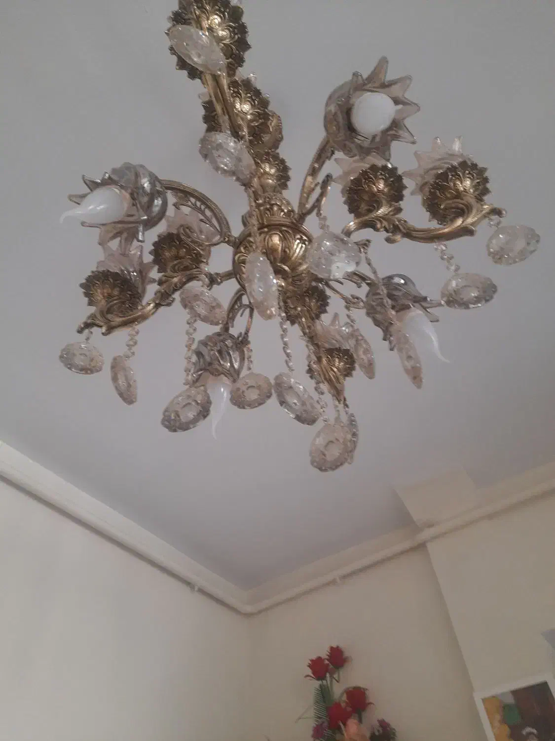 ۳ عدد لوستر برنز اصل|لوستر و چراغ آویز|محمدیه-قزوین, |دیوار