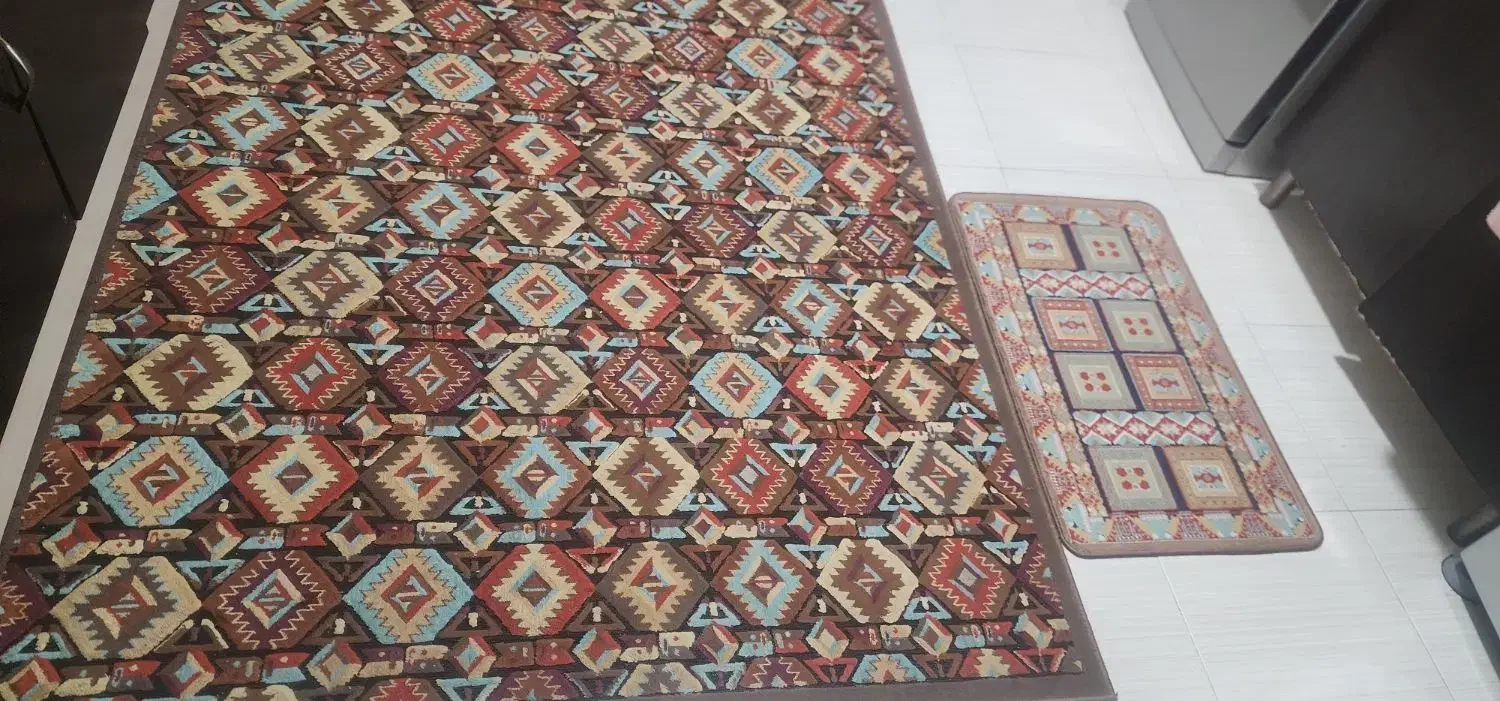 فرش ۴ متری به همراه پادری|فرش|کرمانشاه, |دیوار