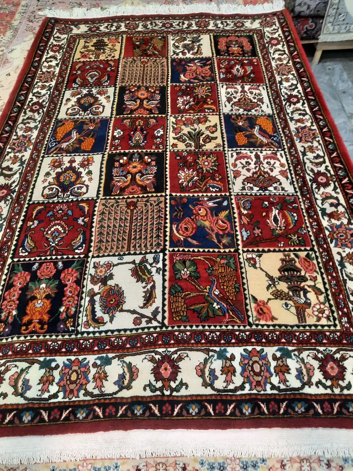 فرش دستباف ۴ متری بختیاری|فرش|کرج, برغان|دیوار