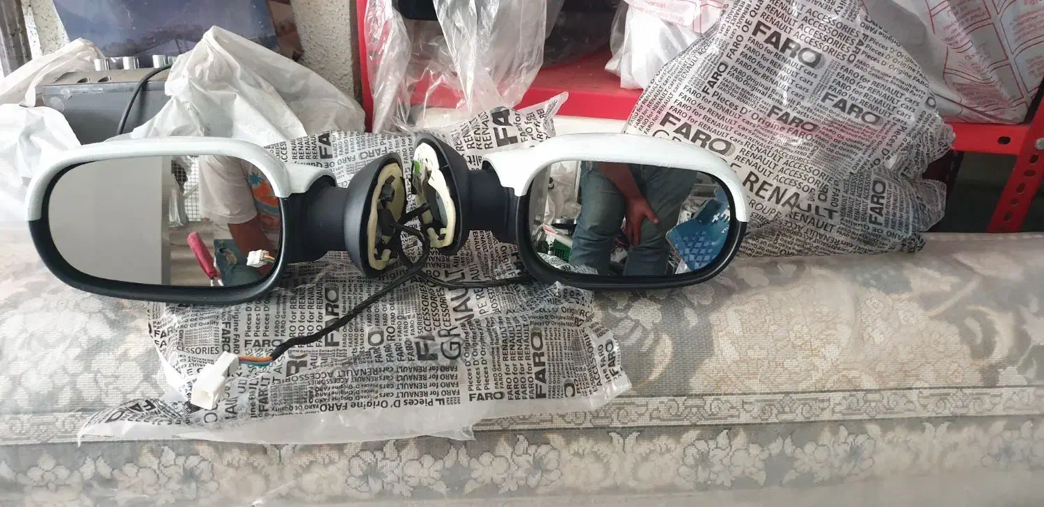 جفت آینه بقل ال ۹۰ در حد|قطعات یدکی و لوازم جانبی|رشت, دیلمان|دیوار