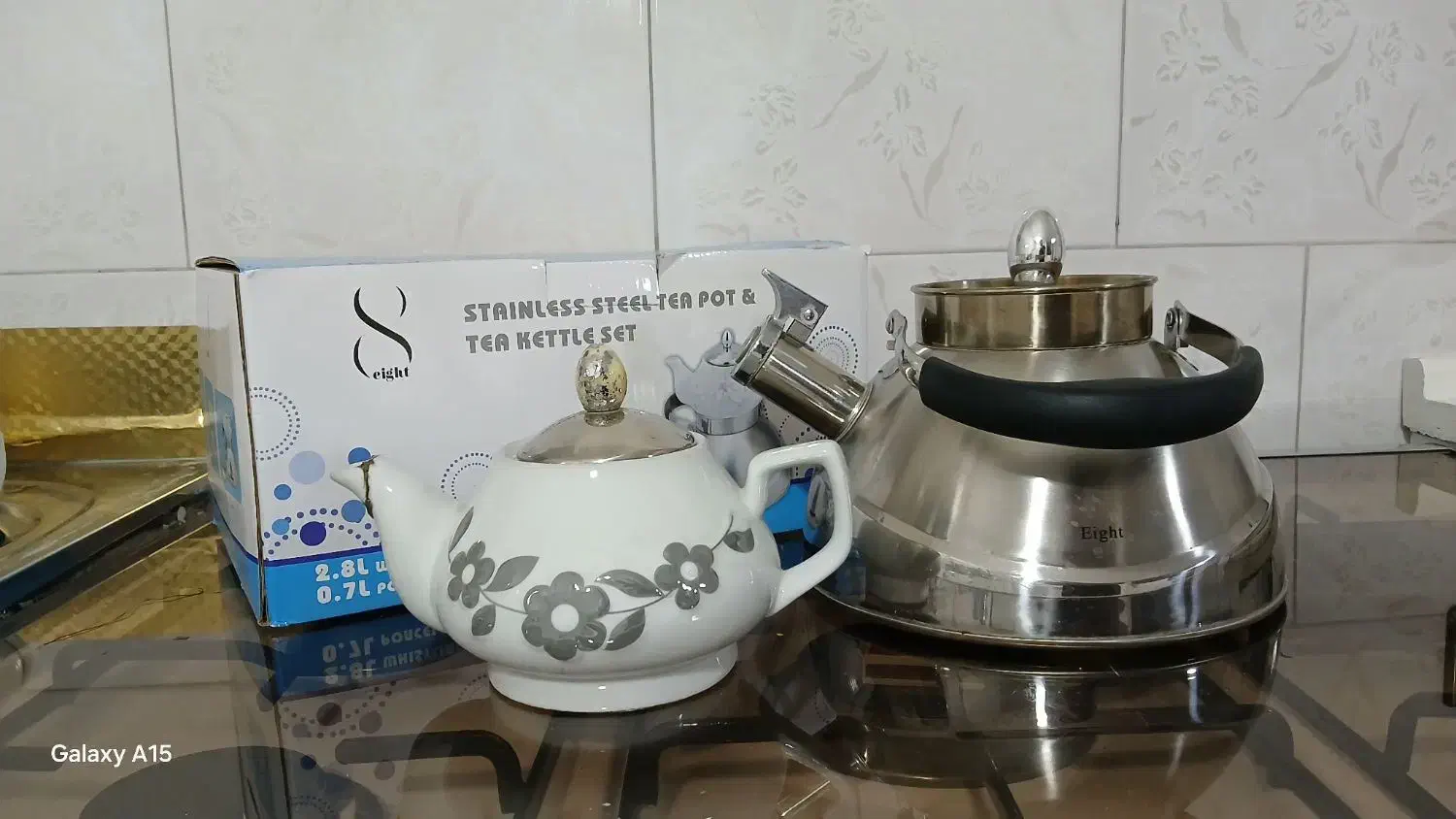 کتری و قوری درحد نو|قوری، کتری، قهوهساز دستی|کرمانشاه, |دیوار