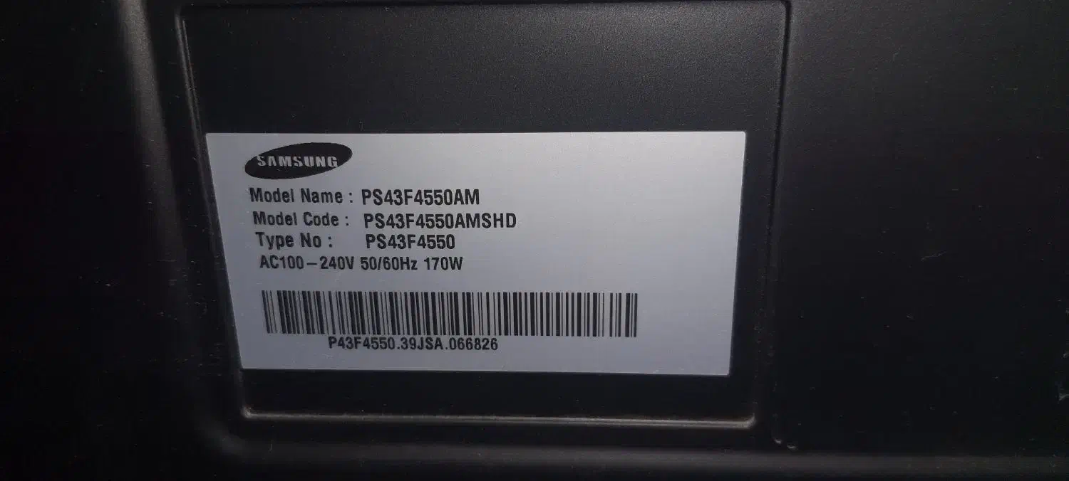 تلوزیون ۴۳ اینچ سامسونگ|تلویزیون و پروژکتور|مشهد, عامل|دیوار