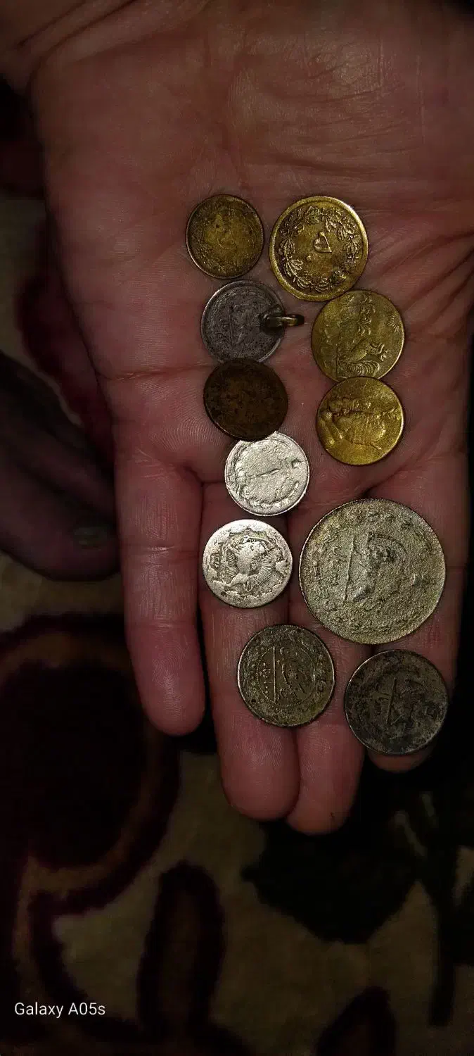 سکه قاجاری وغیره|کلکسیون سکه، تمبر، اسکناس|قرچک, داوود آباد|دیوار