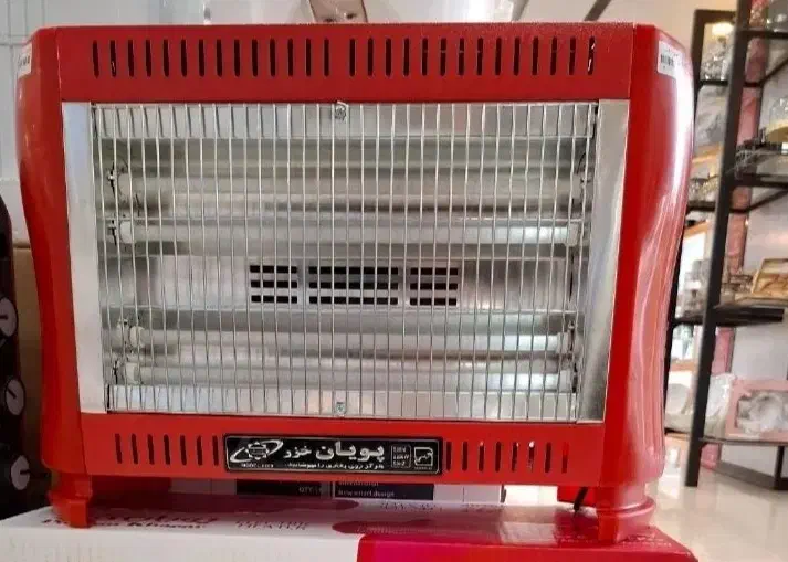 بخاری برقی پنج شعله فن دار پویان خزر|بخاری، هیتر، شومینه|بیرجند, |دیوار