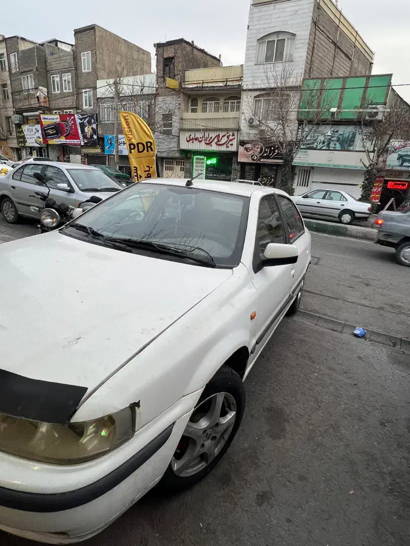 سمند ۸۹ سفید|خودرو سواری و وانت|تهران, حکیمیه|دیوار