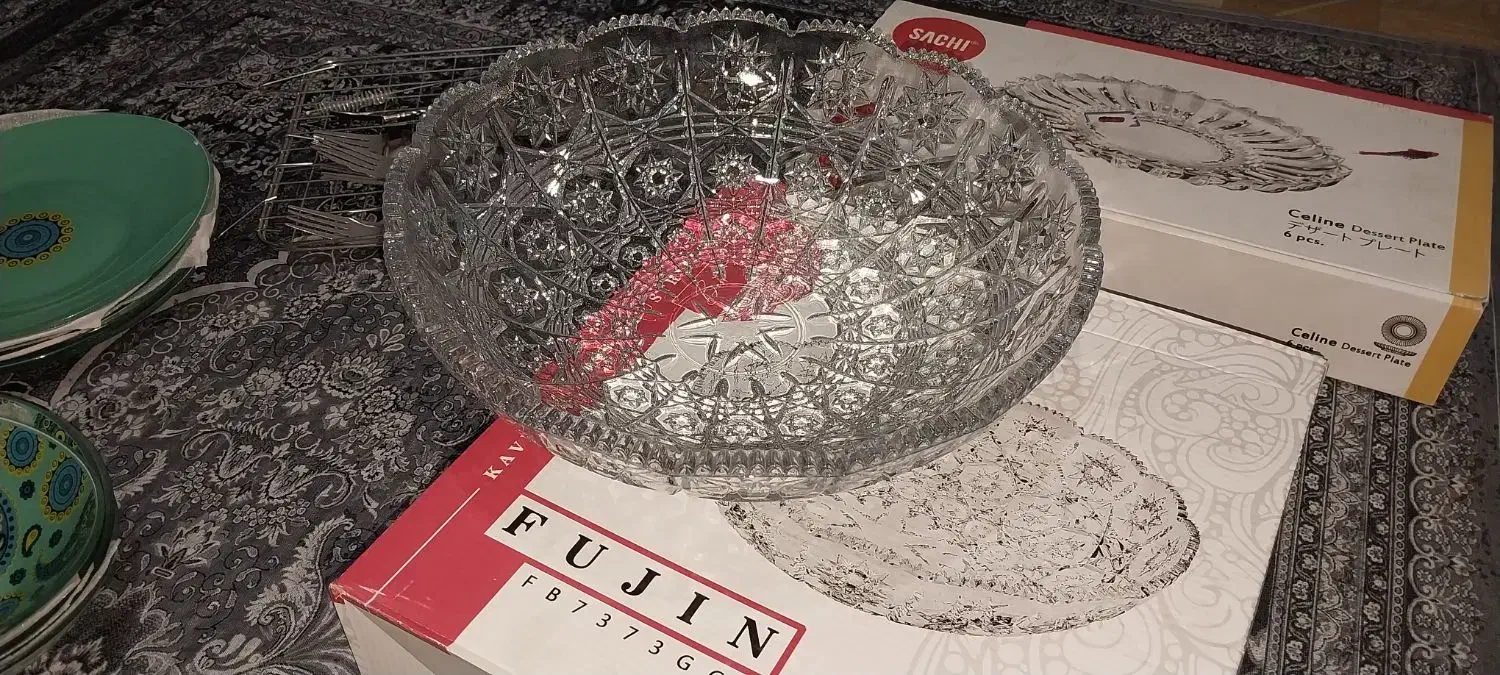 فروش جهیزیه عروس فوری ارزان|ظروف سرو و پذیرایی|شیراز, معالی‌آباد|دیوار